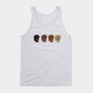 Row of Labradors Tank Top